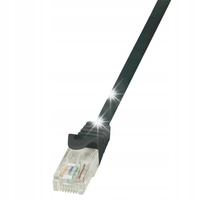 Patchcord LogiLink CP2073U CAT.6 U/UTP 5m, czarny