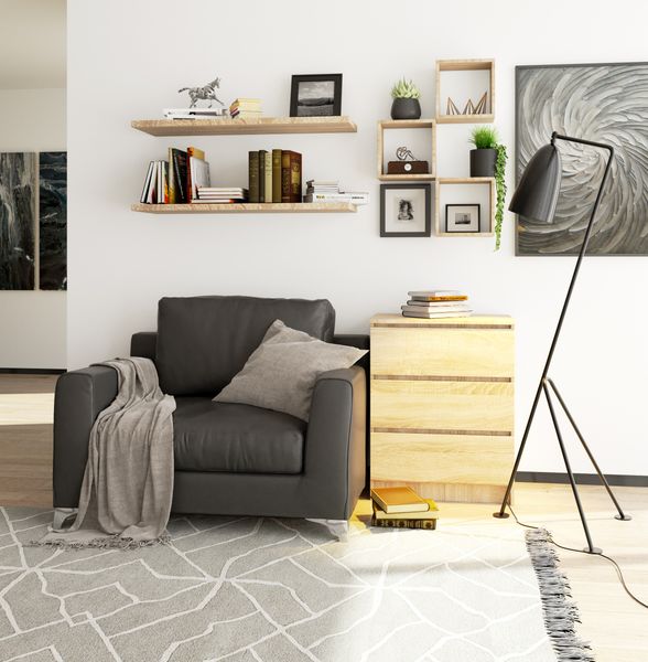 KOMODA K 60 cm 3 SZUFLADY DĄB SONOMA zdjęcie 6