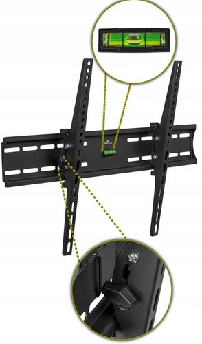 UCHWYT DO TELEWIZORA WIESZAK NA TV LCD UCHYLNY MOCNY 35-85 CALI KingMount na Arena.pl