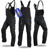 MOCNE Ogrodniczki Spodnie robocze Męskie BASIC ECO WZMACNIANE ochronne