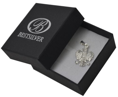 ORZEŁ srebrna zawieszka męska Godło Polski SREBRO na Arena.pl