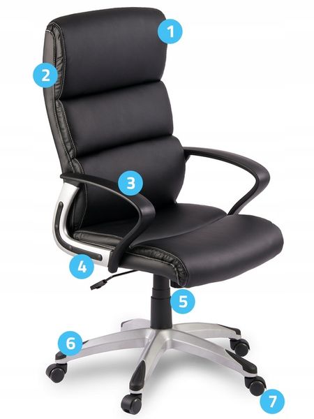 FOTEL BIUROWY OBROTOWY KOMFORTOWY KRZESŁO BIUROWE zdjęcie 3