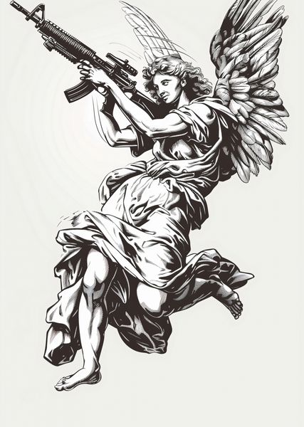 Plakat 64x90cm Anioł Wojny zdjęcie 1