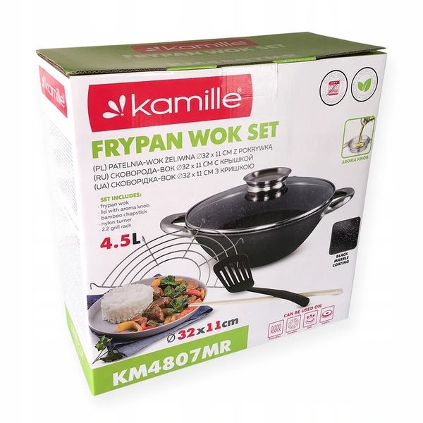 Wok Kamille 28 cm zdjęcie 15