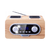 Blaupunkt PP5.2CR Przenośne radio FM MP3 USB AUX Pilot Antena Retro Drewno