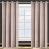 Zasłona gotowa na przelotkach PARISA 140x250 Design91 pudrowa