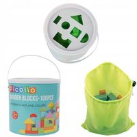 KLOCKI DREWNIANE UKŁADANKA MONTESSORI EDUKACYJNA SORTER DUŻY ZESTAW