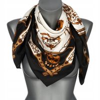 Chusta damska apaszka pod szyję lekka elegancka