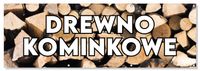 BANER oczkowany reklama mocny drzewo DREWNO KOMINKOWE budynek 150 cm