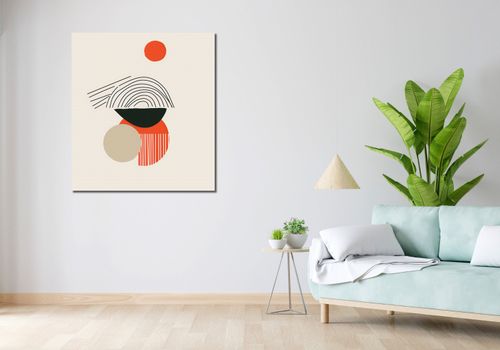 Obraz 90x100cm Centralne Słońce na Arena.pl