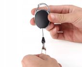 Breloczek linka retraktor klucze identyfikator smycz zwijacz smyczka haczyk