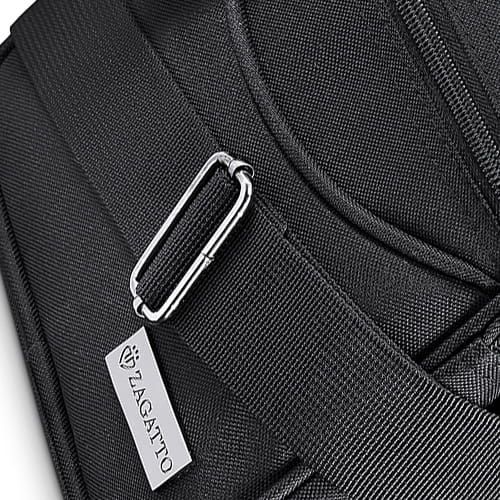 Saszetka męska na ramię mała torba sportowa do pracy czarna lekka ZAGATTO na Arena.pl