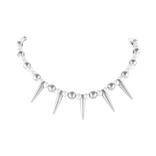 naszyjnik z pereł i srebrnych kuleczek aria princess collection na Arena.pl