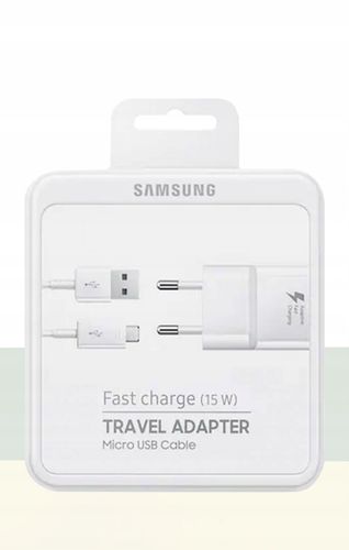 ORYGINALNA ŁADOWARKA SAMSUNG FAST + KABEL MICRO na Arena.pl