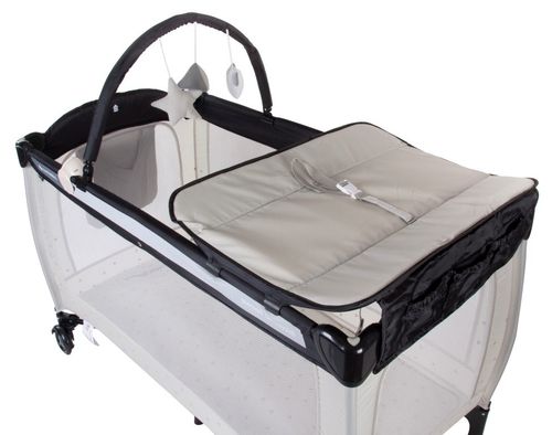 Łóżeczko turystyczne - beżowe na Arena.pl