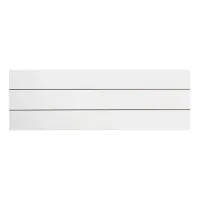 Prostokątna ramka na zdjęcie z MDF-u, w paski, 45 x 15 cm