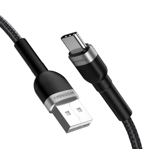 kabel wozinsky wnbac2 usb-a / usb-c 2.4a 2 m - czarny na Arena.pl