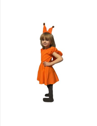 strój wiewiórka sukienka 98/104 las dziupla na Arena.pl