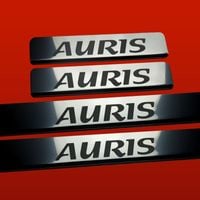 Listwa progowa TOYOTA AURIS MK1 Stal nierdzewna 304 połysk 4szt