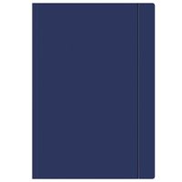 TECZKA Z GUMKĄ A4 LUX INTERDRUK GRANATOWA