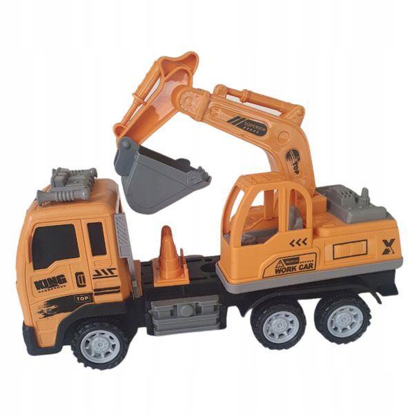 SAMOCHÓD KOPARKA CIĘŻARÓWKA AUTO ZABAWKA zdjęcie 1