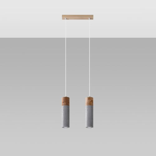 Lampa wisząca ZANE 2 szara na Arena.pl