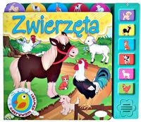 KSIĄŻKA SENSORYCZNA ODKRYWAM DŹWIĘKI ZWIERZĘTA