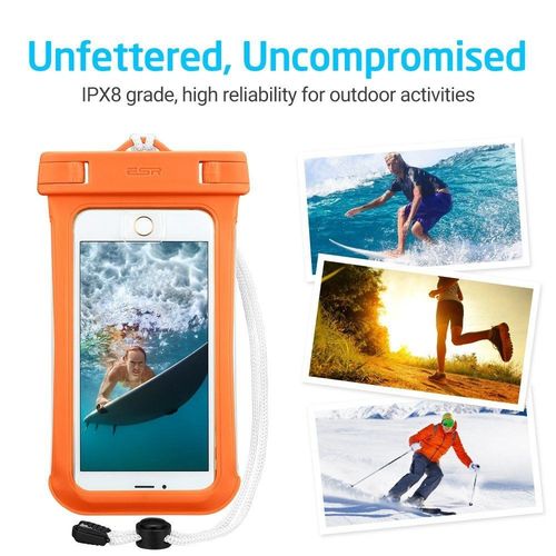 ESR UNIVERSAL WATERPROOF CASE ORANGE na Arena.pl