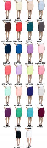 Spódnica medyczna damska kosmetyczna firmowa HAFT TWOJE LOGO NAPIS 10 szt na Arena.pl