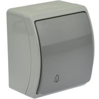 Koala łącznik dzwonek natynkowy IP44 popiel 155-08