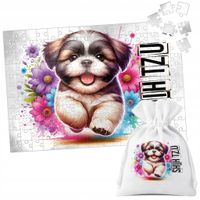 PUZZLE TRADYCYJNE - PIES PSY PIESEK RASA SHI TZU - 35 el