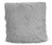 Poszewka dekoracyjna dwustronna włochacz POLLUX 45x45 szara