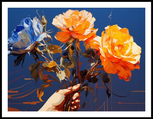 Plakat 80x60cm Żywy Uścisk na Arena.pl