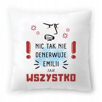 Poduszka Dla Emilii Na Urodziny Imieniny Prezent Z Nadrukiem Ze Zdjęciem
