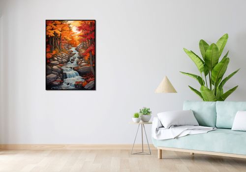 Plakat 67,5x95cm Jesienne Wodospady na Arena.pl