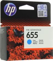 Oryginalny tusz HP 655 błękitny (CZ110AE)