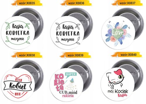 Przypinki buttony HIT SUPER CENA DZiEŃ KOBIET na Arena.pl