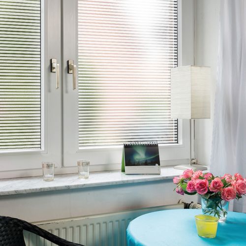 Folia Okienna Statyczna Bez Kleju Witraż PASY KRYSZTAŁOWE 90x150 G86a na Arena.pl