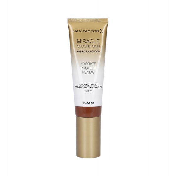 Max Factor Miracle Second Skin Podkład Do Twarzy - 013 Deep - 30Ml zdjęcie 4