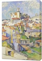 Obraz 60x90cm Gardanne, Paul Cezanne Vintage do Salonu