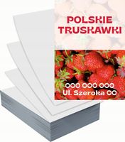 Ulotki A5 reklamowe firmowe 5000szt projekt w cenie POLSKIE TRUSKAWKI