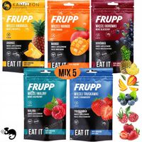 5x FRUPP EAT IT Celiko OWOCE LIOFILIZOWANE mix smaków WEGAŃSKA PRZEKĄSKA BC