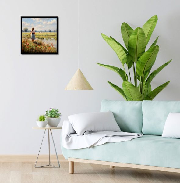 Plakat 40x40cm Wiejski Spokój zdjęcie 4
