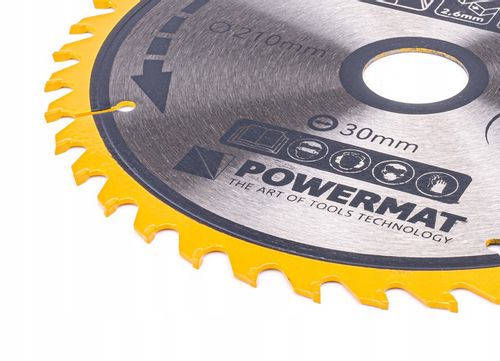 Tarcza WIDIOWA Do Drewna Piły Piła 210 x 30 mm 40Z/PM0889 na Arena.pl