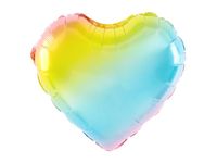 Balon foliowy serce, wielokolorowy, 45 cm (18 cali) [balon na hel]