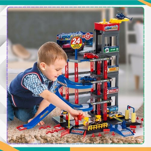 DUŻY PARKING GARAŻ PIĘTROWY AUTA HELIKOPTER TOR SAMOCHODOWY WINDA na Arena.pl