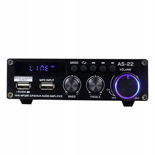 BLITZWOLF WZMACNIACZ AMPLITUNER AUDIO STEREO BLUETOOTH 5.0 USB RCA AUX 45W na Arena.pl