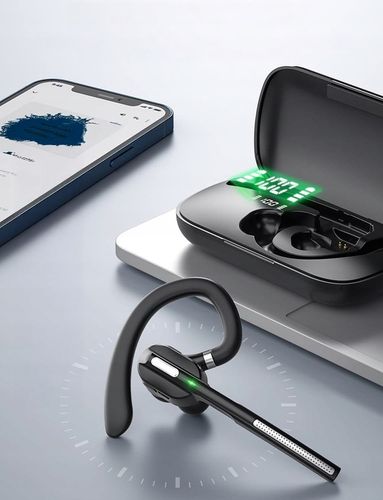 SŁUCHAWKA BLUETOOTH DLA KIEROWCY DO TELEFONU ROZMÓW BEZPRZEWODOWA ZESTAW na Arena.pl