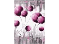 100 70CM OBRAZ PŁÓTNO ABSTRAKCYJNE DMUCHAWCE FUKSJI PŁÓTNO RAMA