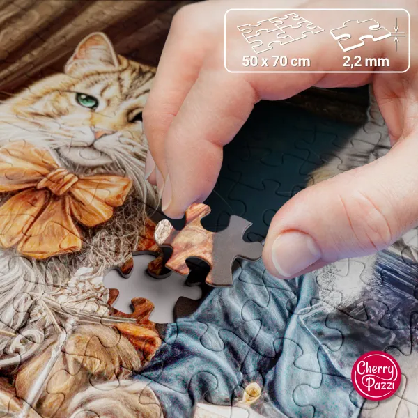 Puzzle 1000 elementów. Impreza herbaciana 30660 zdjęcie 6